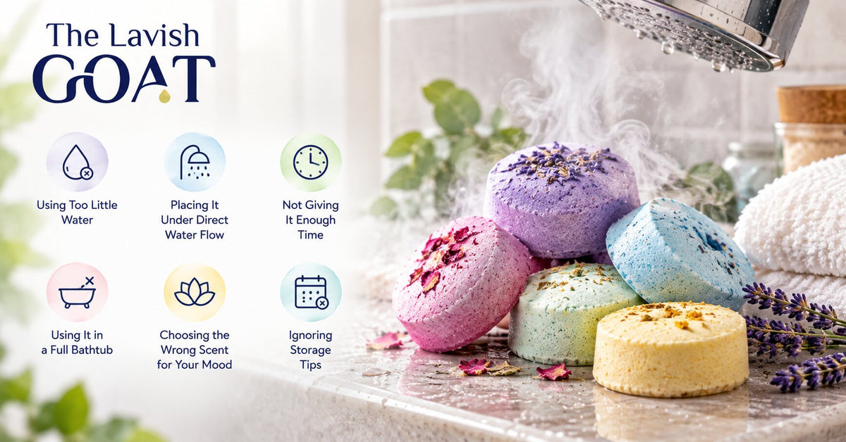 Common Mistakes People Make When Using Shower Steamers