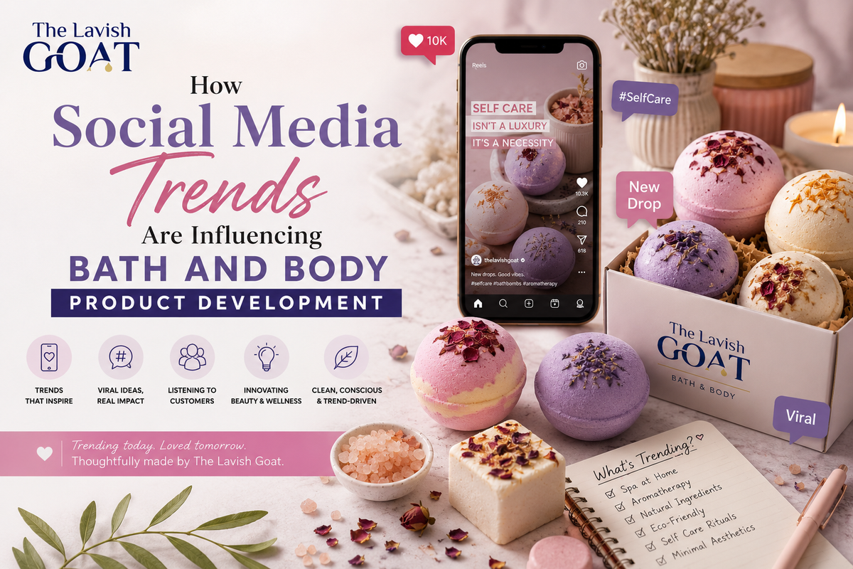 How Social Media Trends Are Influencing Bath and Body Product Development