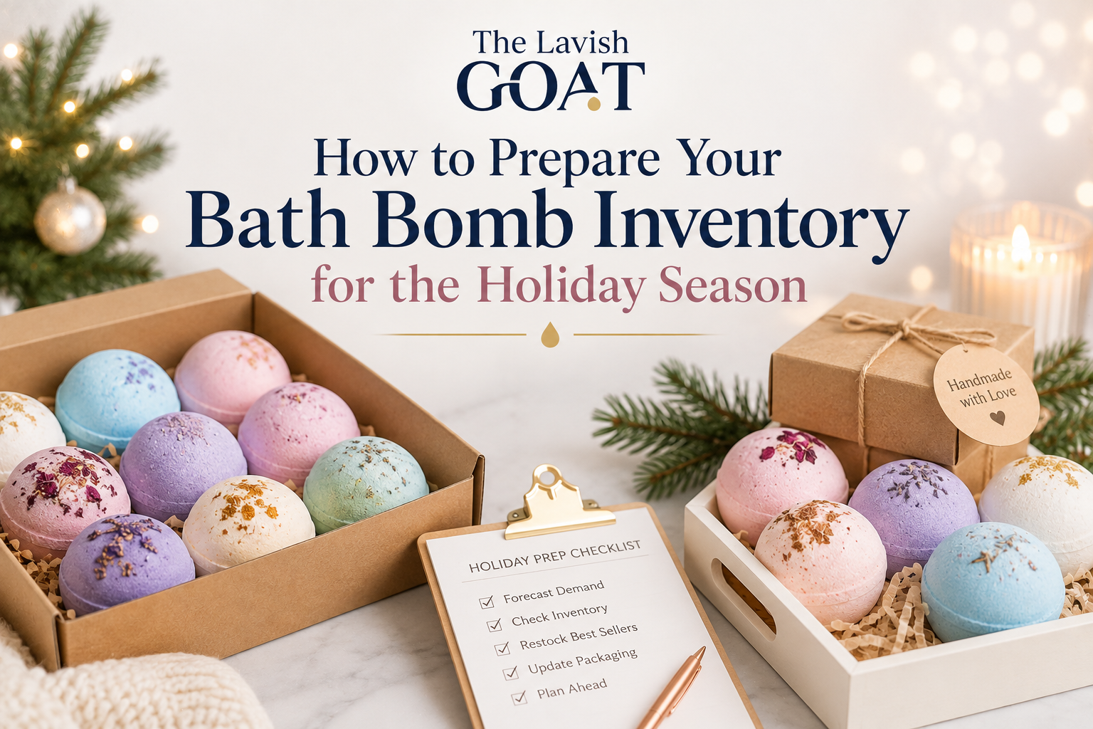 How to Prepare Your Bath Bomb Inventory for the Holiday Season