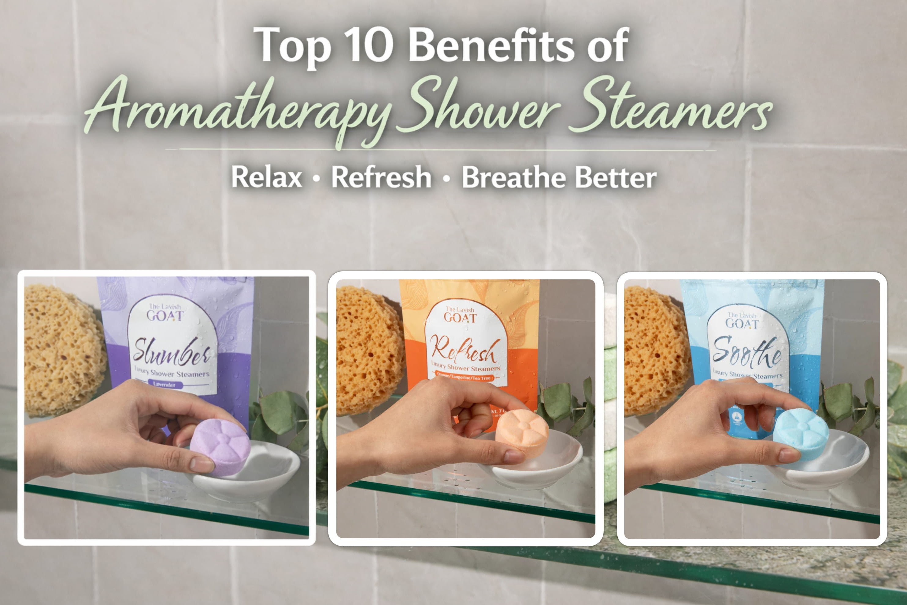 Top 10 Benefits of Aromatherapy Shower Steamers