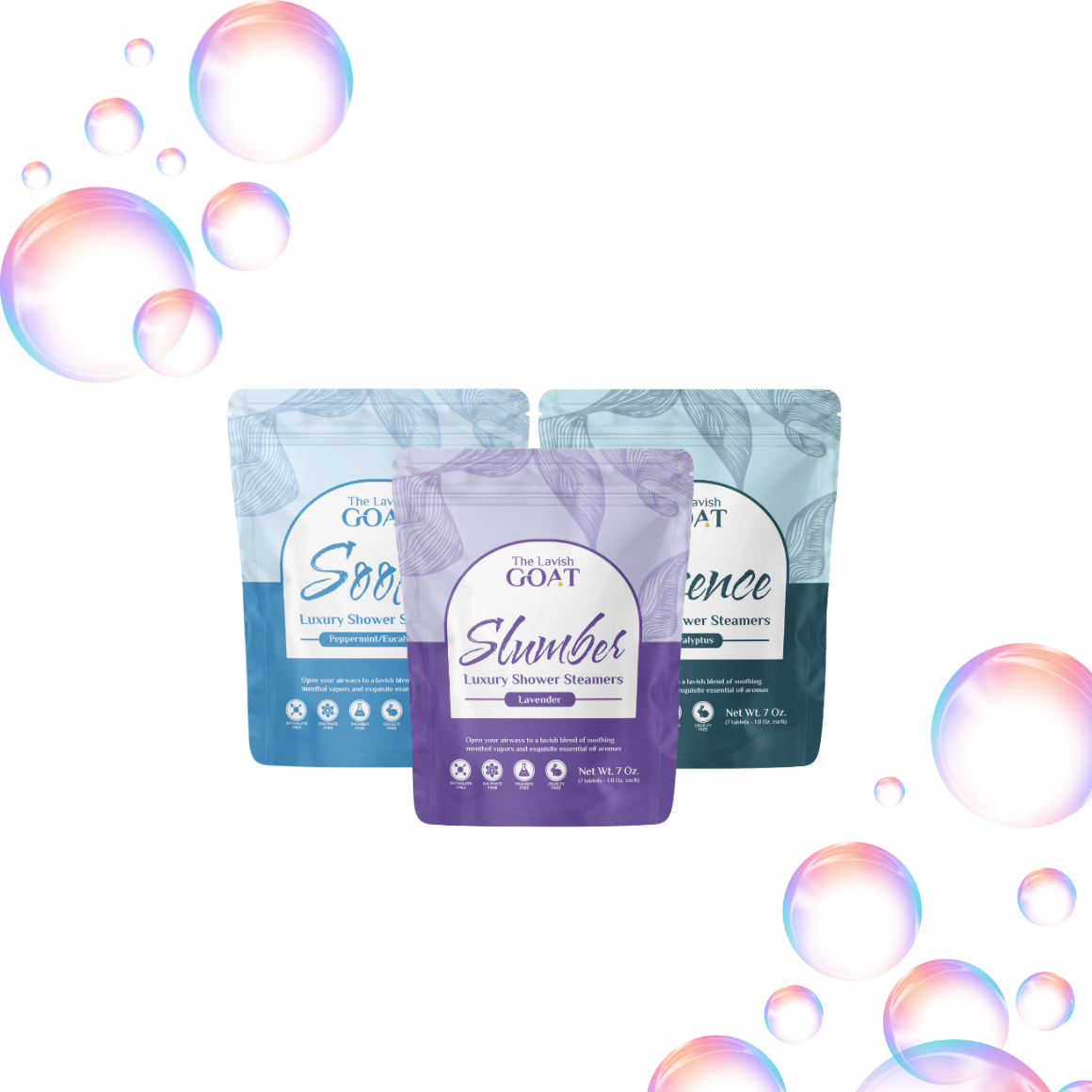 3 Pack Shower Steamers. Choose Your Bundle and Save!!
