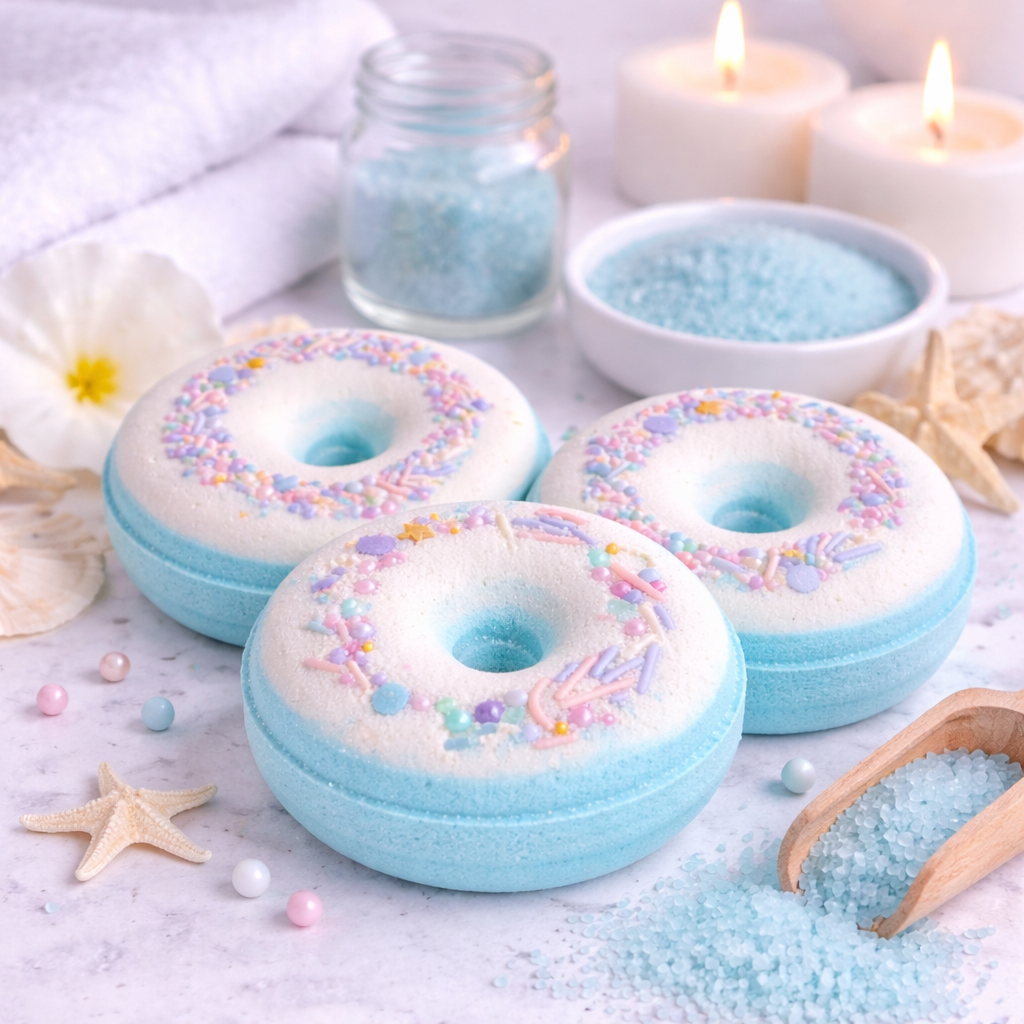 Cotton Candy Donut Bulk Bath Bombs FREE SHIPPING