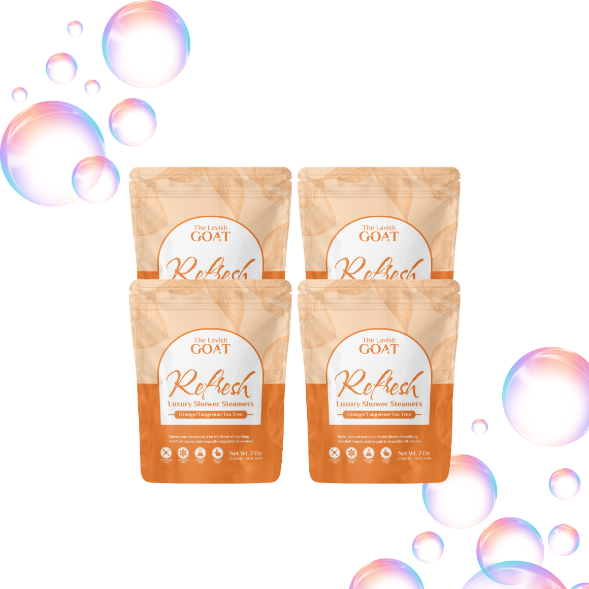 Refresh (Orange) Shower Steamers