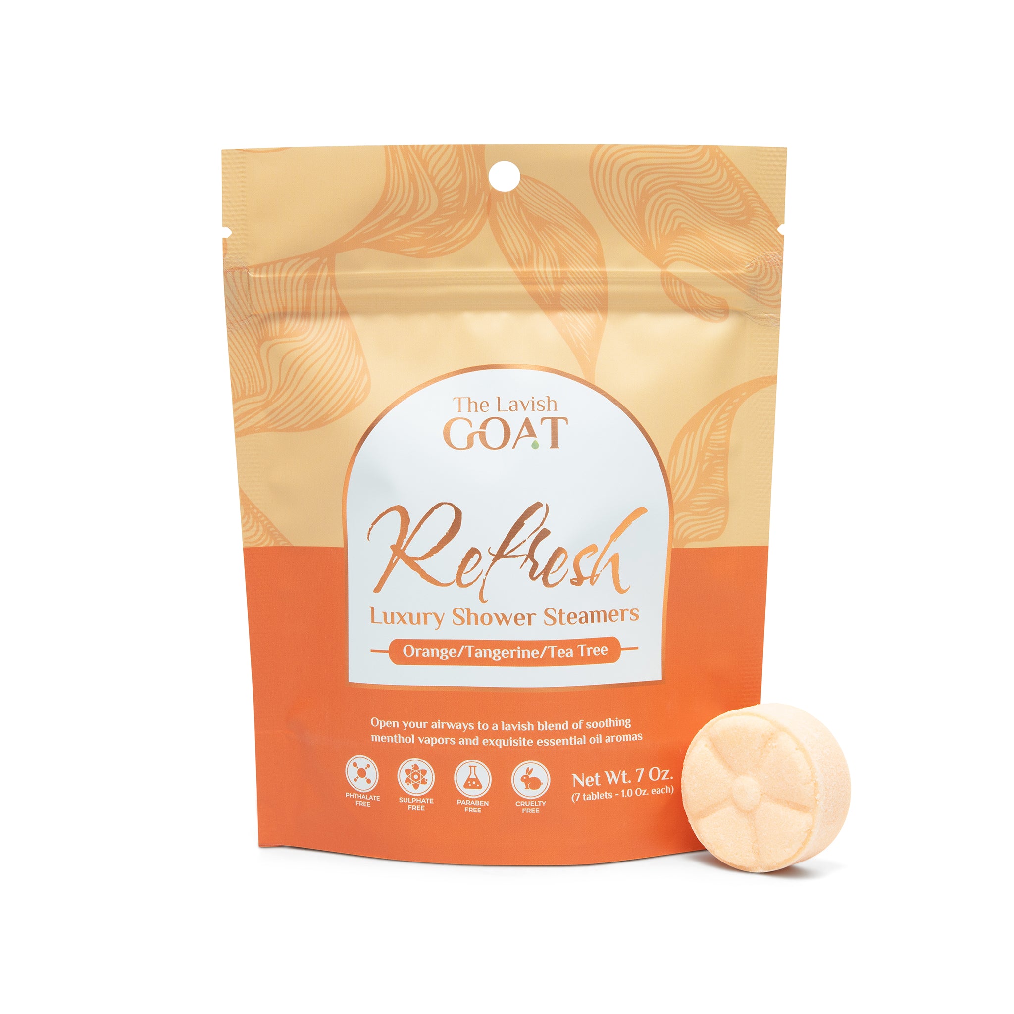 Refresh (Orange) Shower Steamers