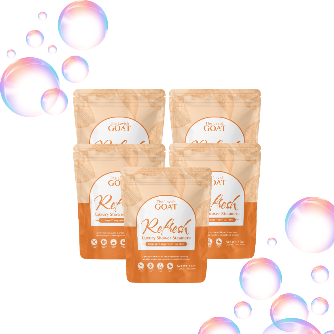 Refresh (Orange) Shower Steamers