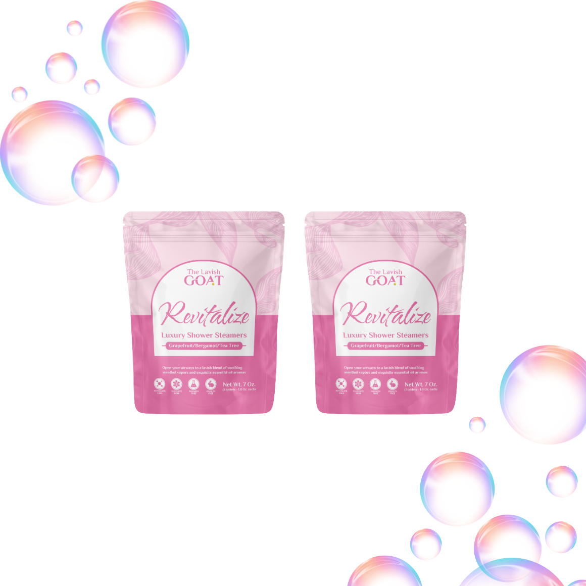 Revitalize (Grapefruit/Bergamot) Shower Steamers