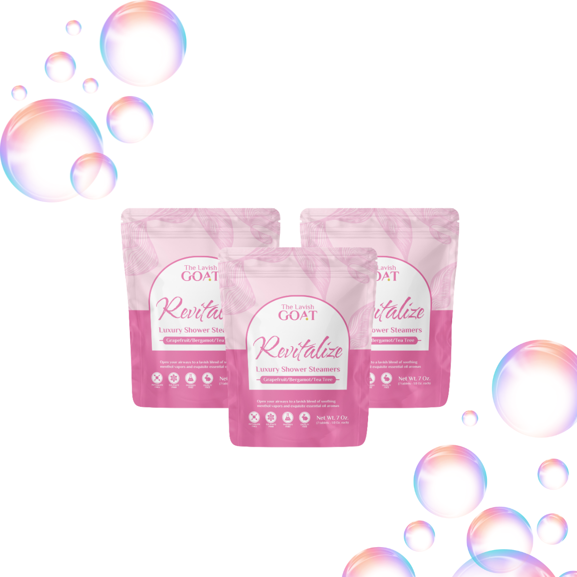 Revitalize (Grapefruit/Bergamot) Shower Steamers