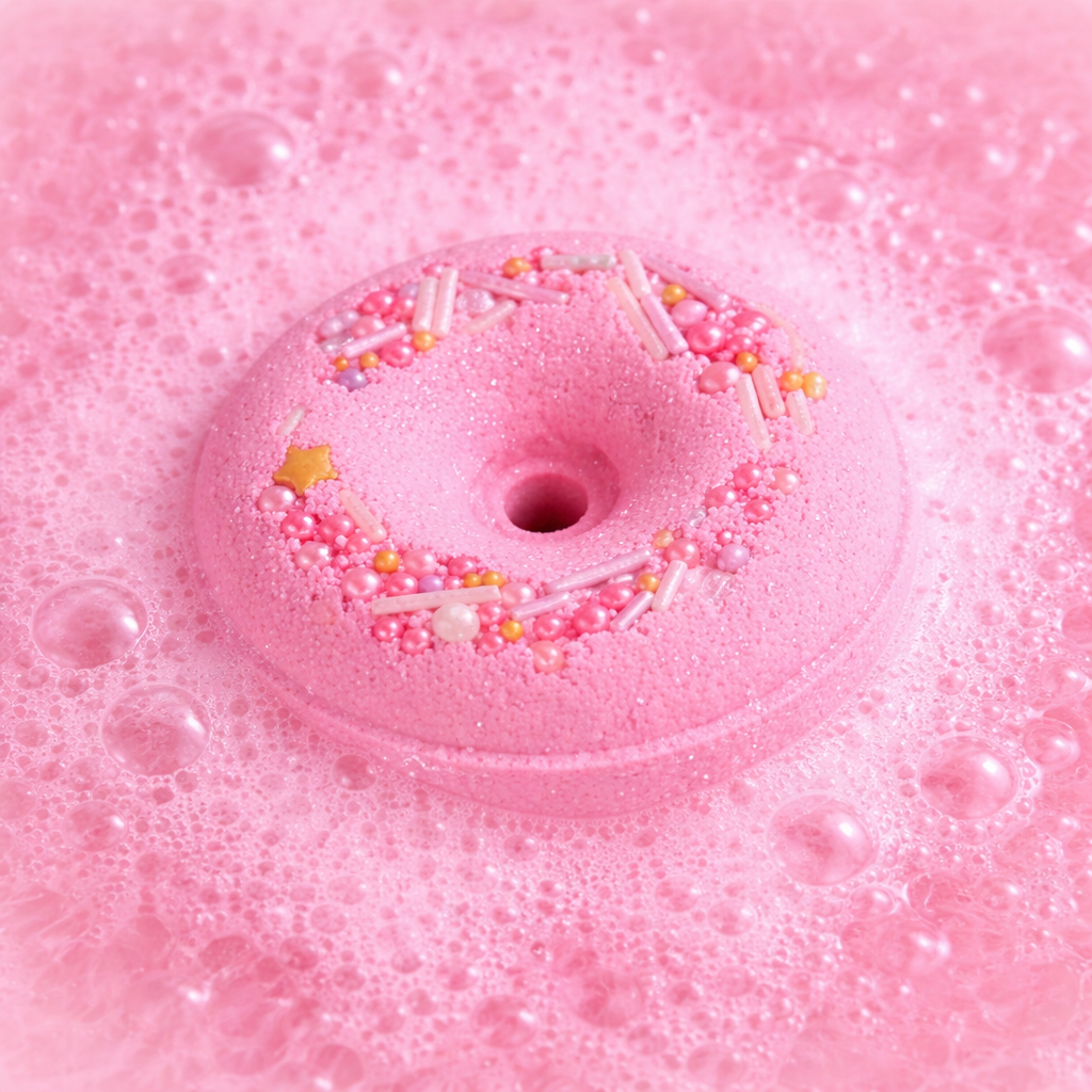 Assorted Solid Color Donut Bulk Bath Bombs FREE SHIPPING