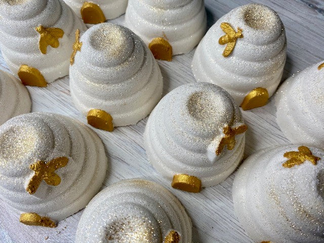 Honey Bee bath bombs
