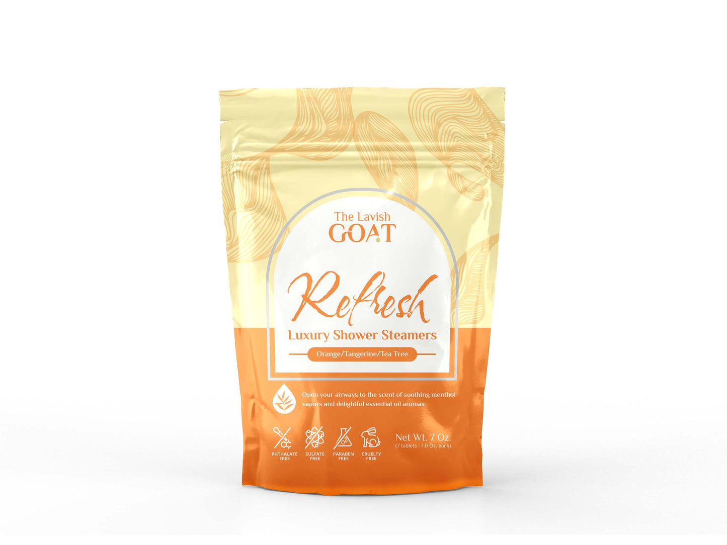 Refresh (Orange/Tangerine/Tea Tree) Shower Steamers