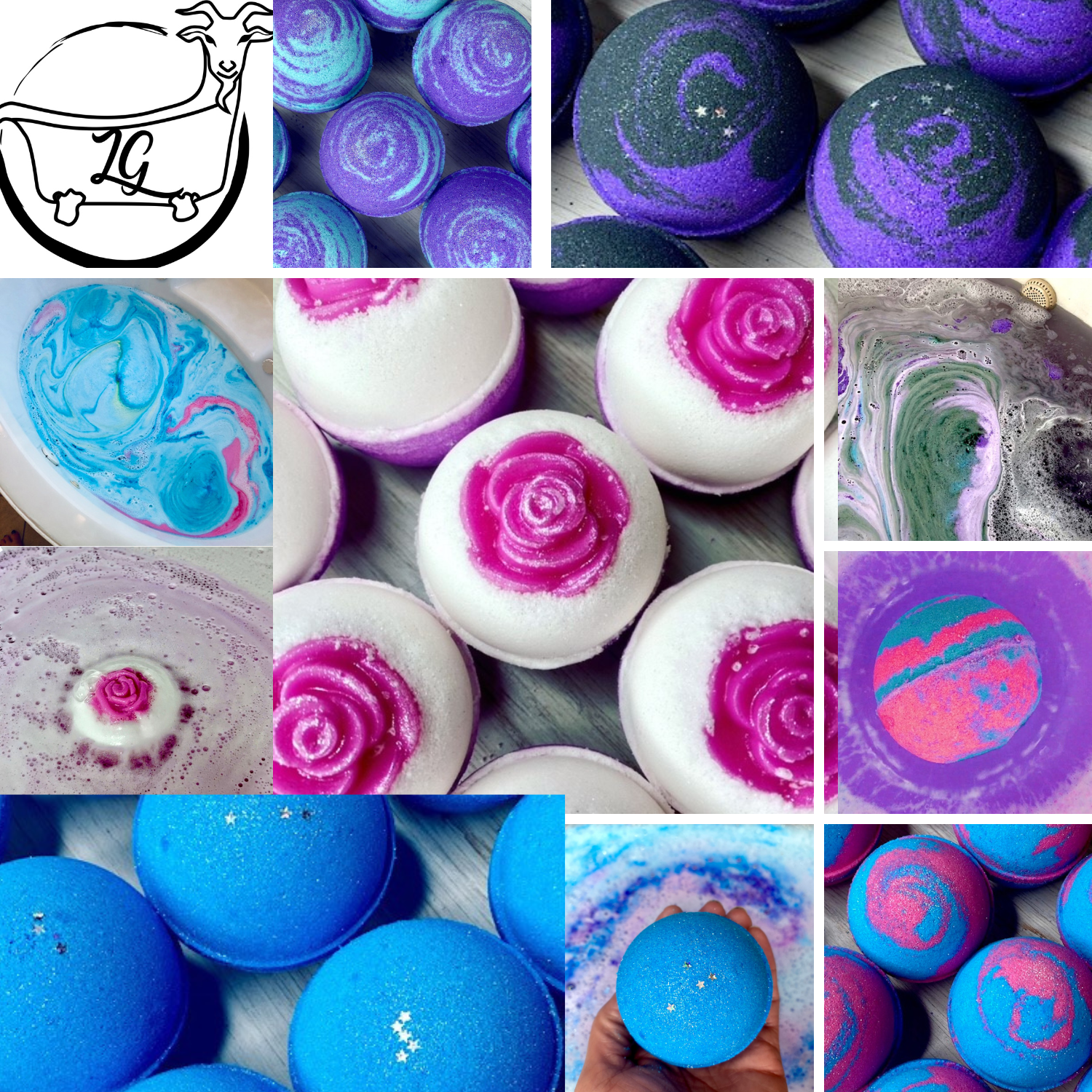 Bulk Bath Bombs by The Lavish Goat