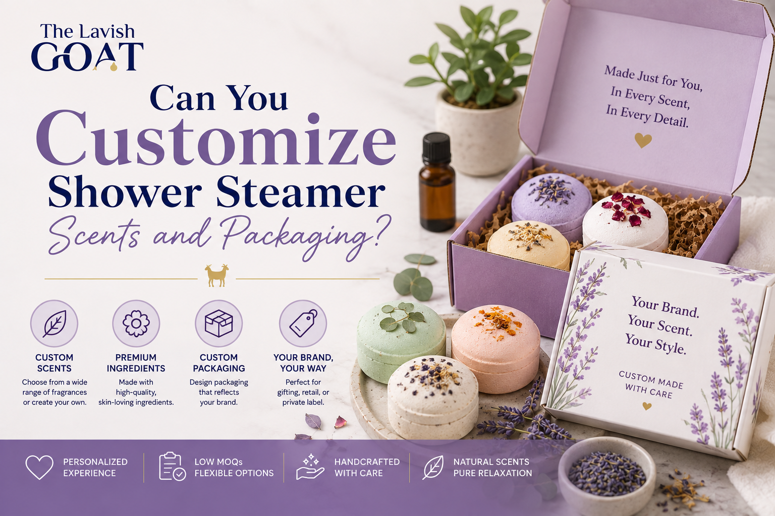 Can You Customize Shower Steamer Scents and Packaging?