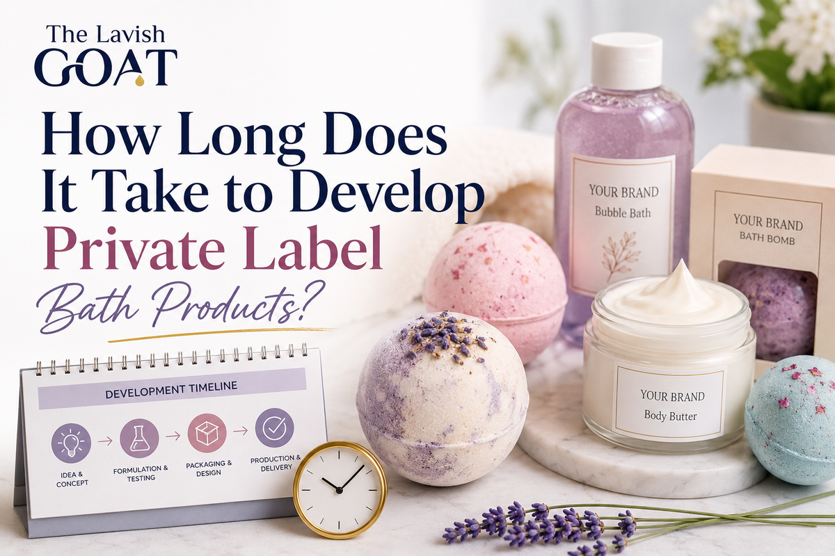 How Long Does It Take to Develop Private Label Bath Products