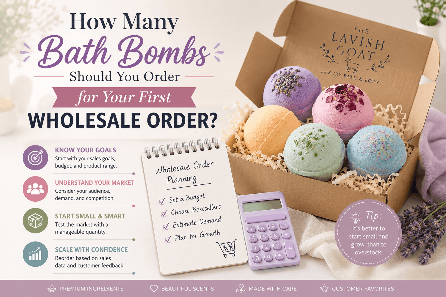 How Many Bath Bombs Should You Order for Your First Wholesale Order?