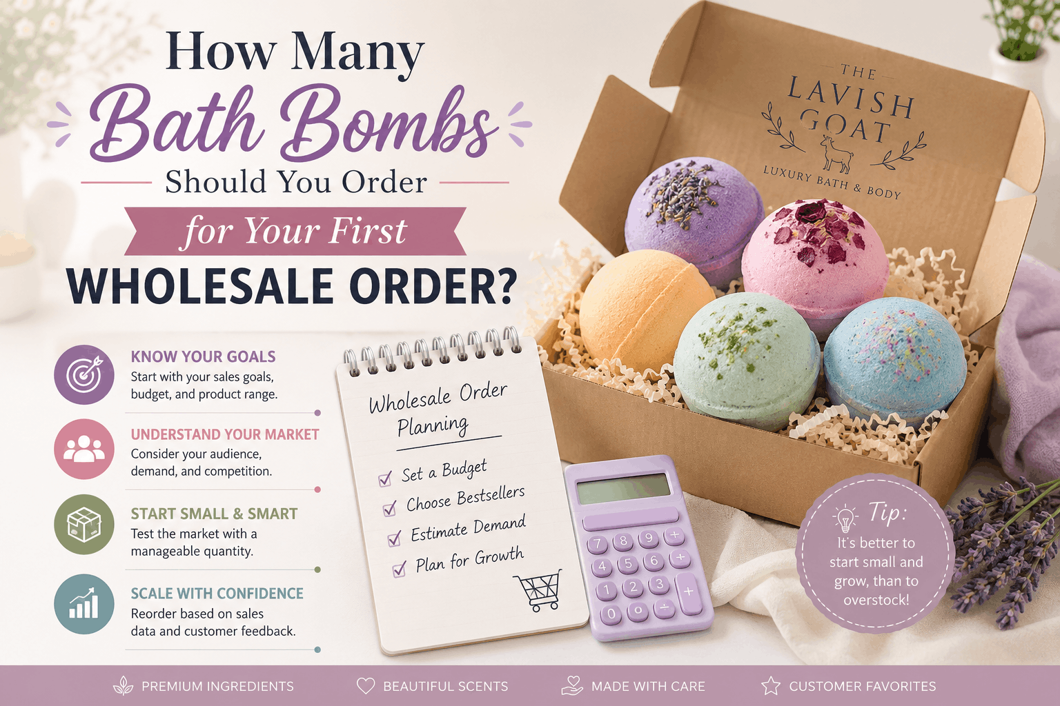 How Many Bath Bombs Should You Order for Your First Wholesale Order?