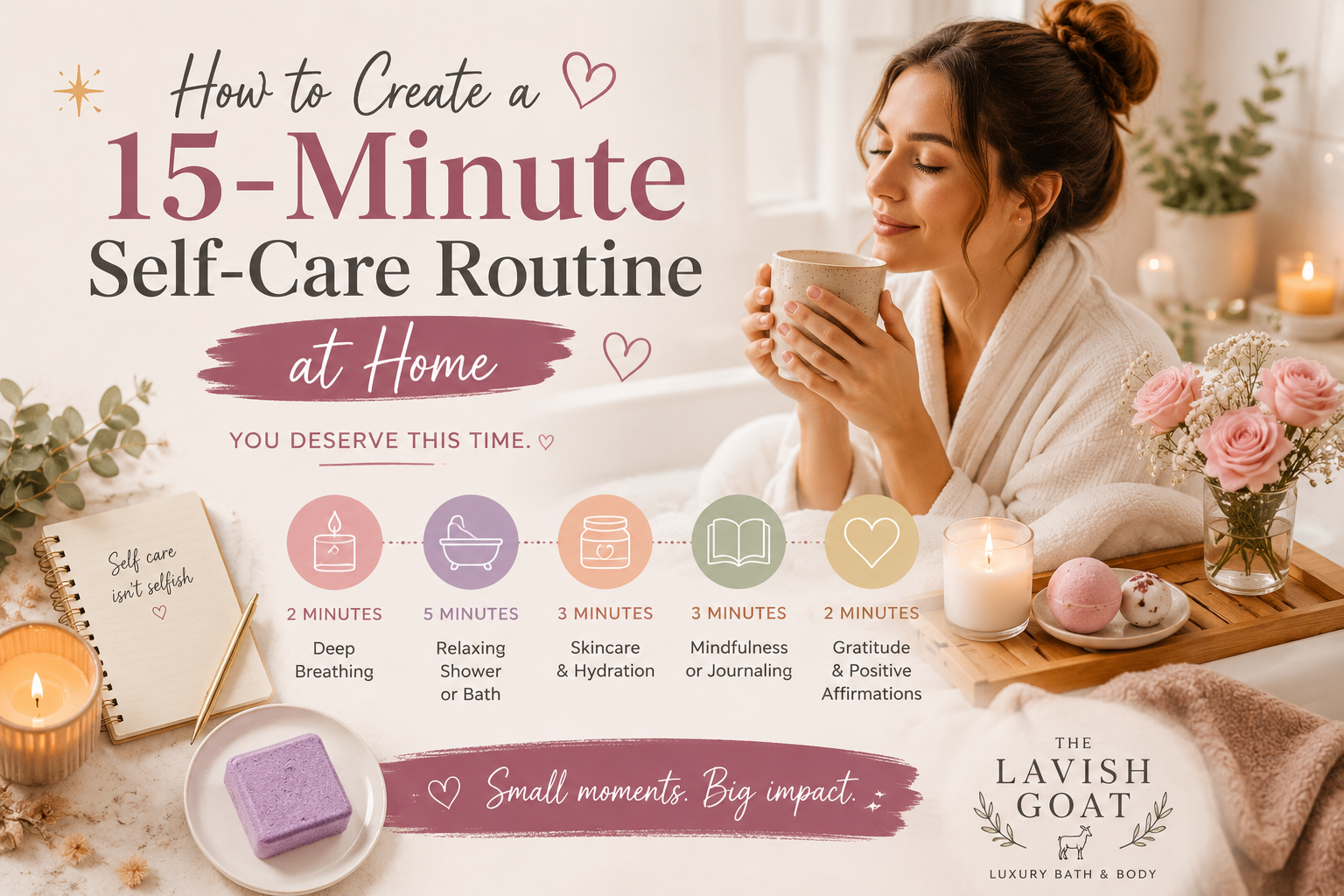How to Create a 15-Minute Self-Care Routine at Home