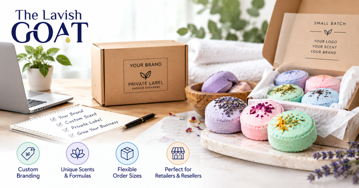 Can Small Businesses Order Private Label Shower Steamers?