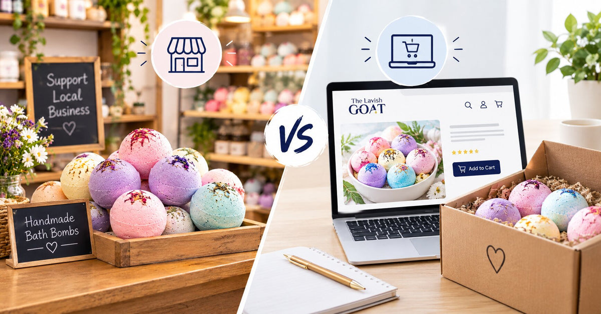 Local vs. Online Bath Bomb Suppliers: Which Is Better?