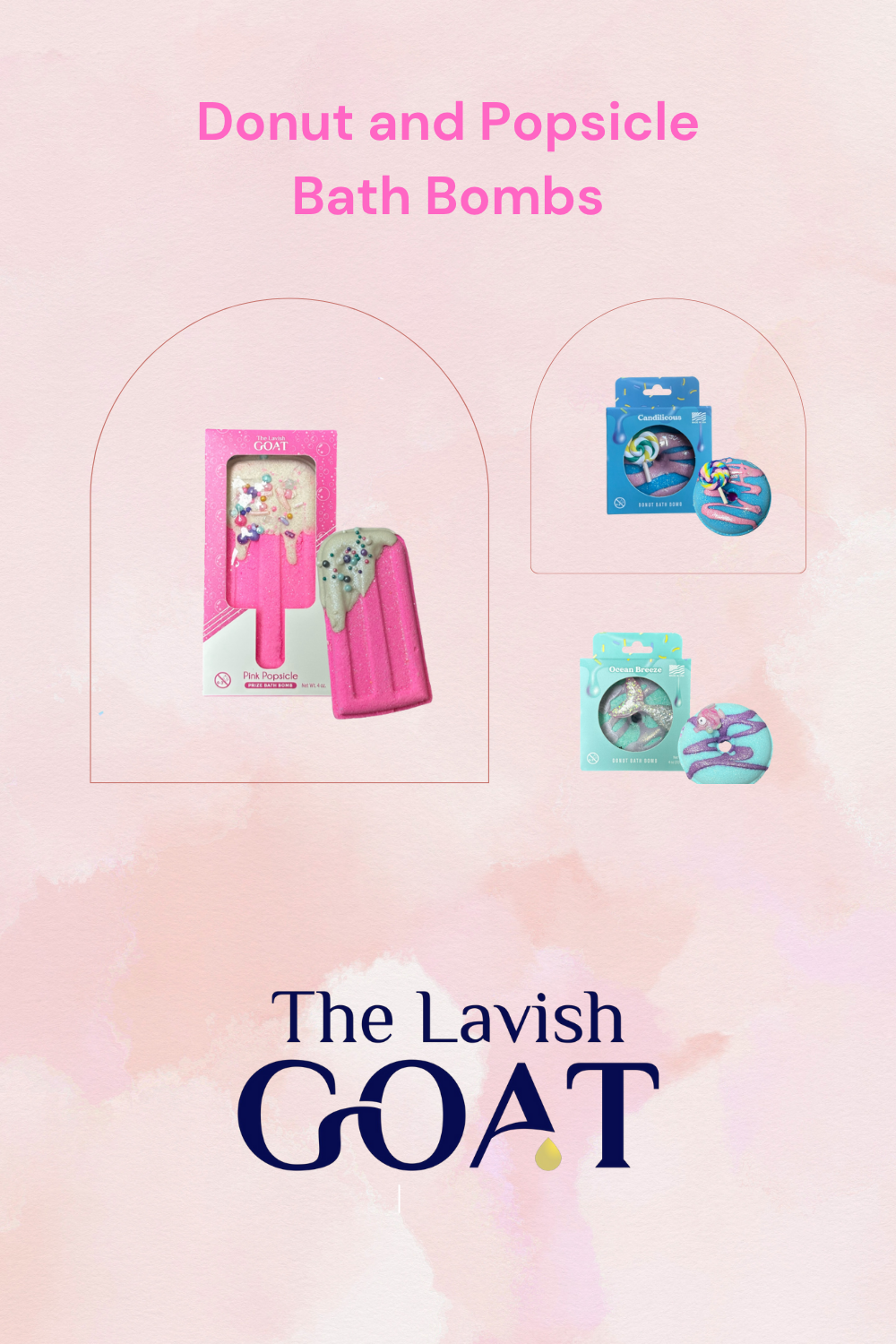 Prize Bath Bombs | Donut & Popsicle Bath Bombs by The Lavish Goat