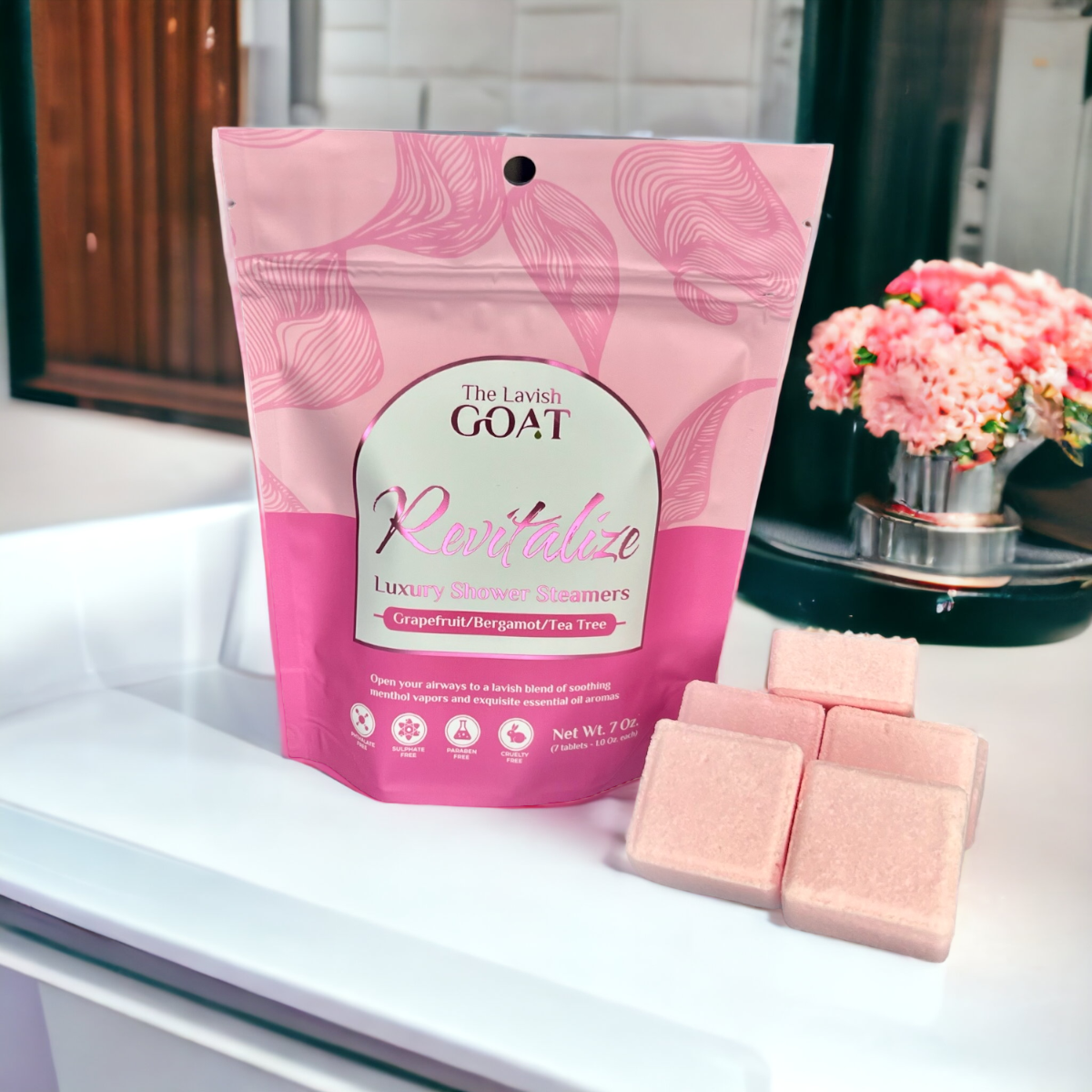 Elevate Your Shower Experience with Shower Steamers by The Lavish Goat.