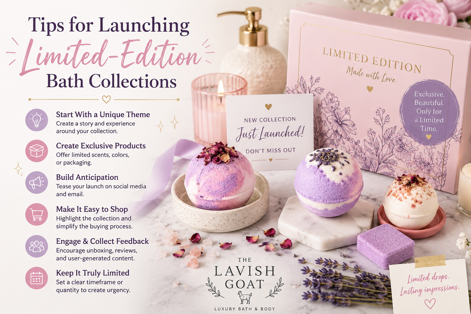 Tips for Launching Limited-Edition Bath Collections
