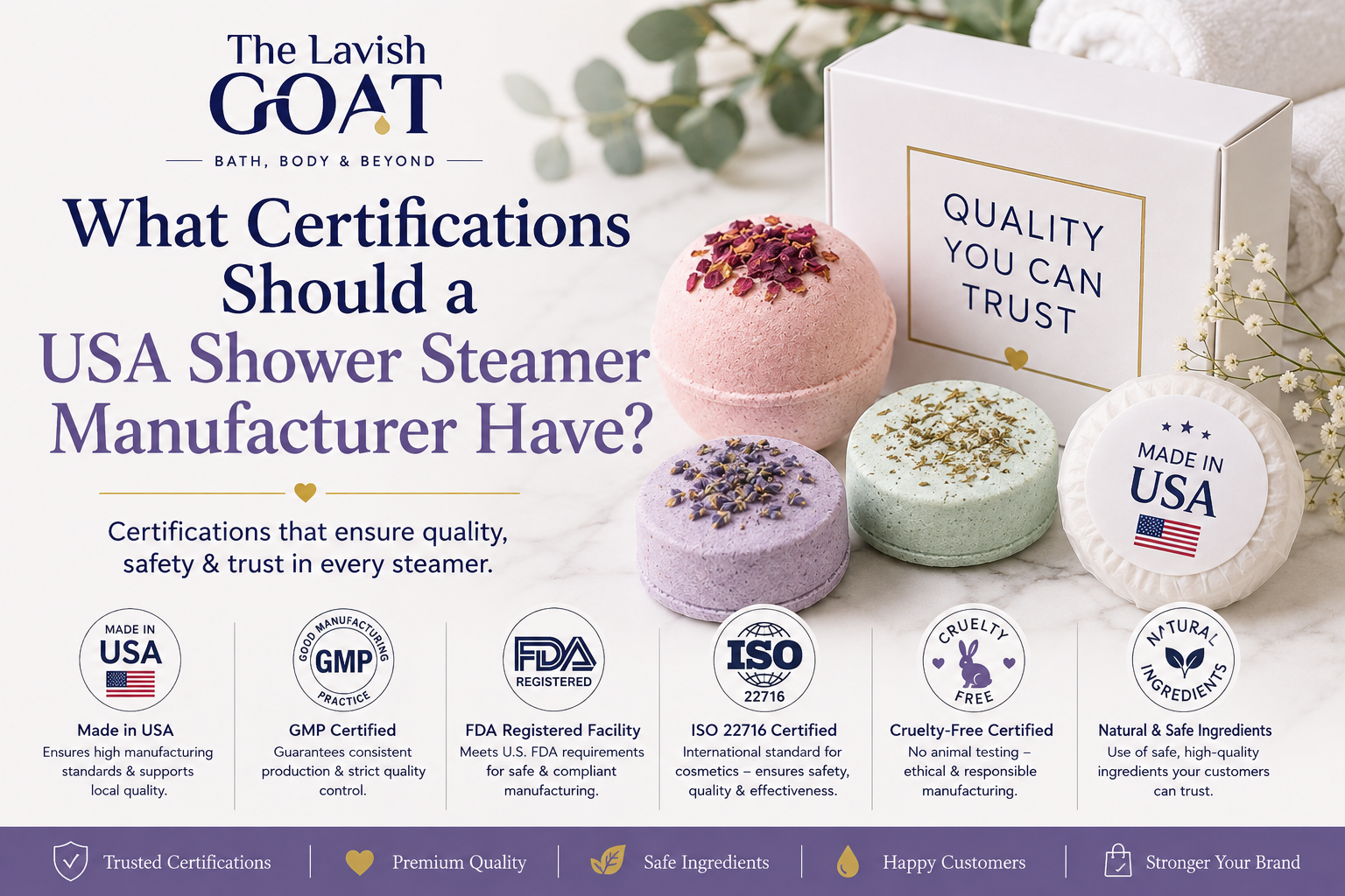 What Certifications Should a USA Shower Steamer Manufacturer Have