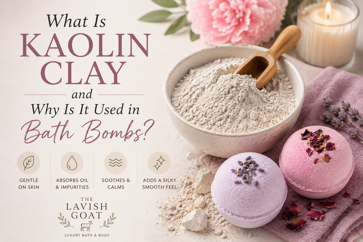 What Is Kaolin Clay and Why Is It Used in Bath Bombs