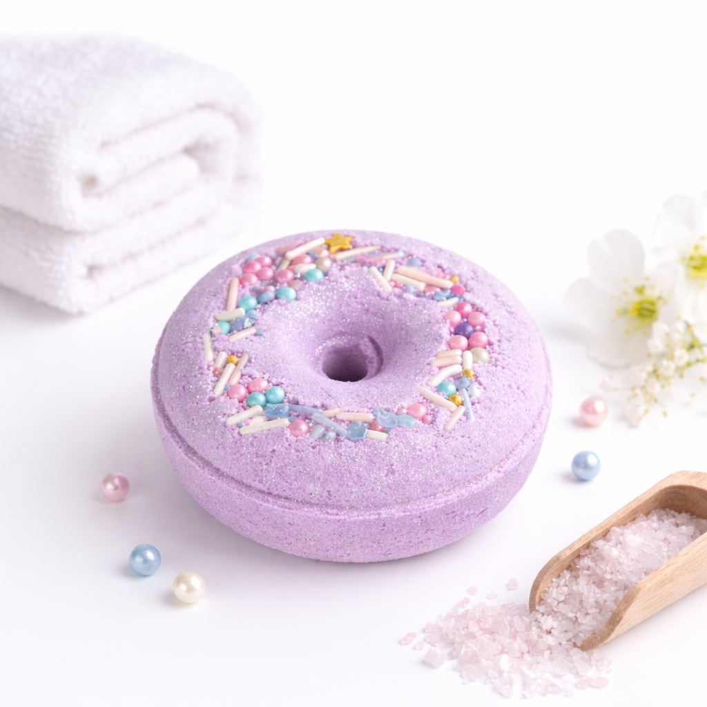 Black Raspberry Vanilla Donut Bulk Bath Bombs FREE SHIPPING