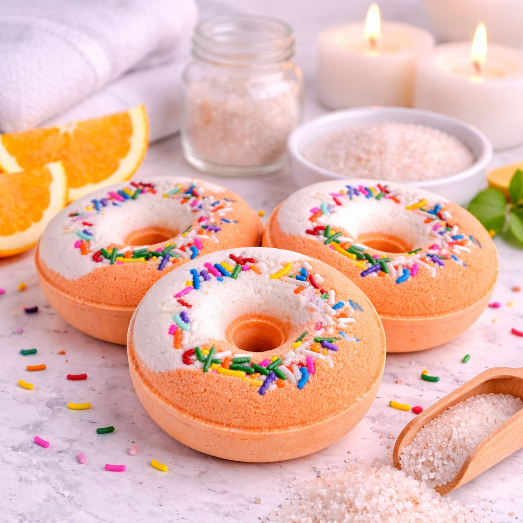 Satsuma Donut Bulk Bath Bombs FREE SHIPPING