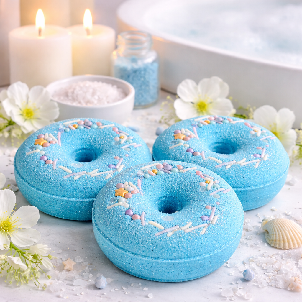 Cotton Candy Donut Bulk Bath Bombs FREE SHIPPING