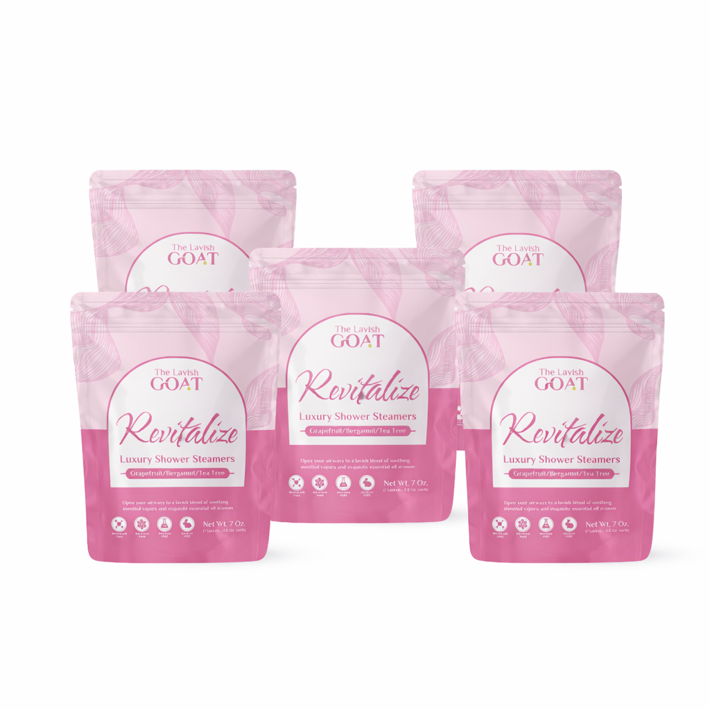 Revitalize (Grapefruit/Bergamot) Shower Steamers | The Lavish Goat Inc