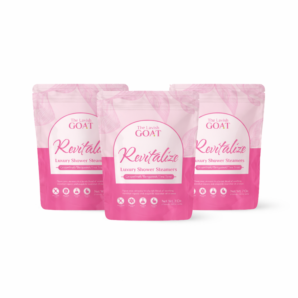 Revitalize (Grapefruit/Bergamot) Shower Steamers | The Lavish Goat Inc