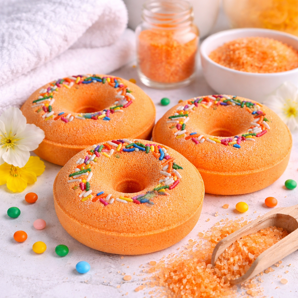 Satsuma Donut Bulk Bath Bombs FREE SHIPPING