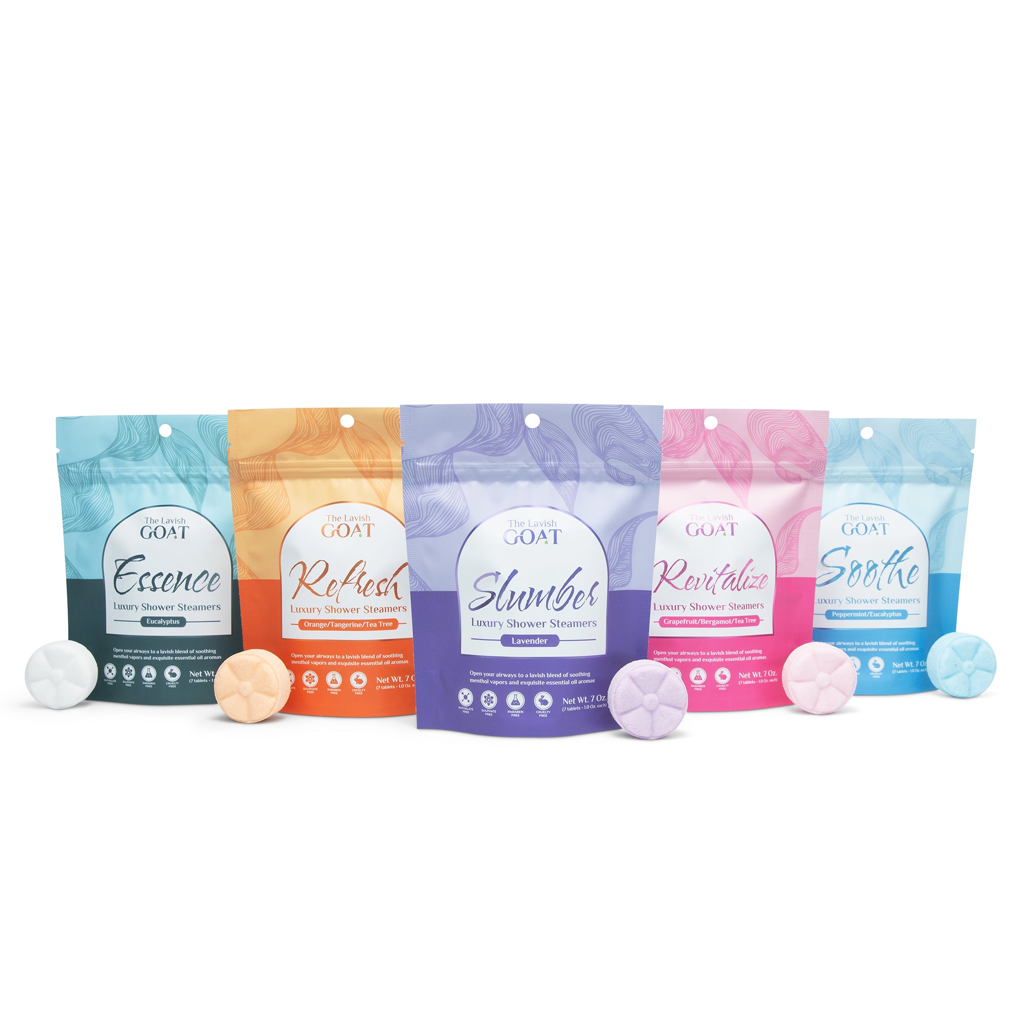 5 Pack Bundle Shower Steamers. Buy more and Save 50%!