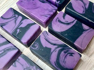 Purple Rain handmade bar soap
